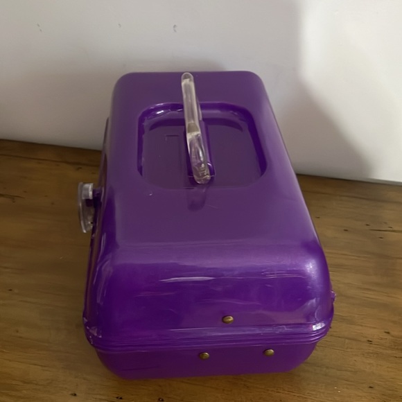 Vintage Purple Glitter Caboodle Travel Case 2622 - Picture 5 of 8